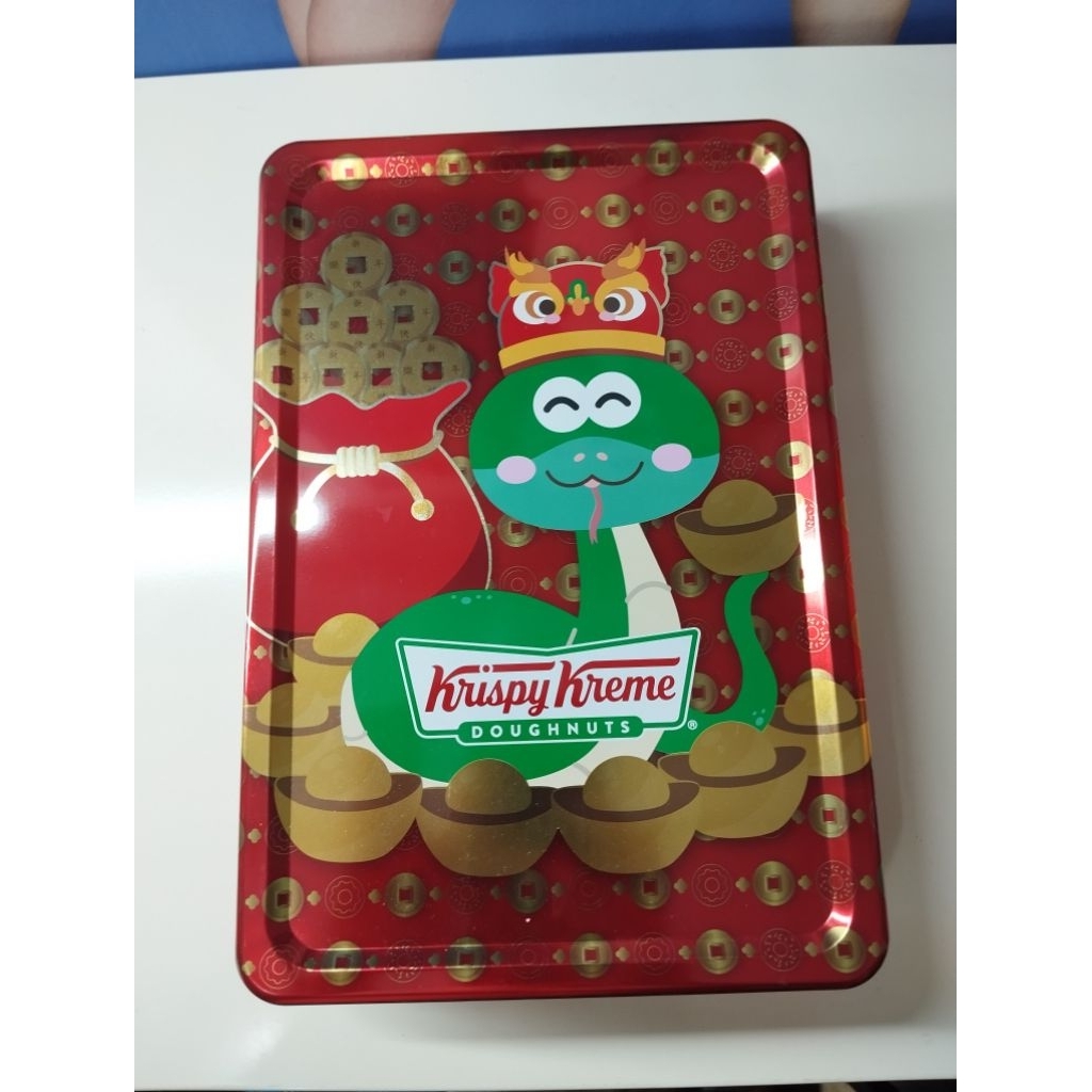 กล่องเหล็ก Krispy Kreme ของแท้ ไม่มีขนม