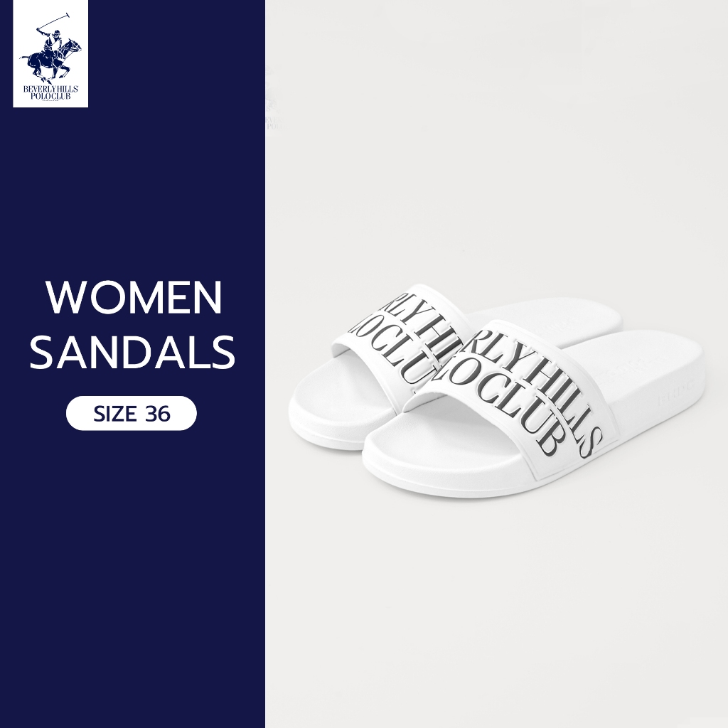 BEVERLY HILLS POLO CLUB รองเท้าแตะสวม สำหรับคุณผู้หญิง เบอร์ 36