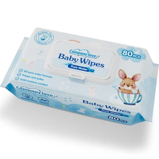【ราคาขายส่ง】Company Love ทิชชู่เปียก 80แผ่น/ซอง Baby wipes กระดาษทิชชู่เปียก ถูกที่สุด ทิชชู่ เปียก ราคาประหยัด แพ็คใหญ่