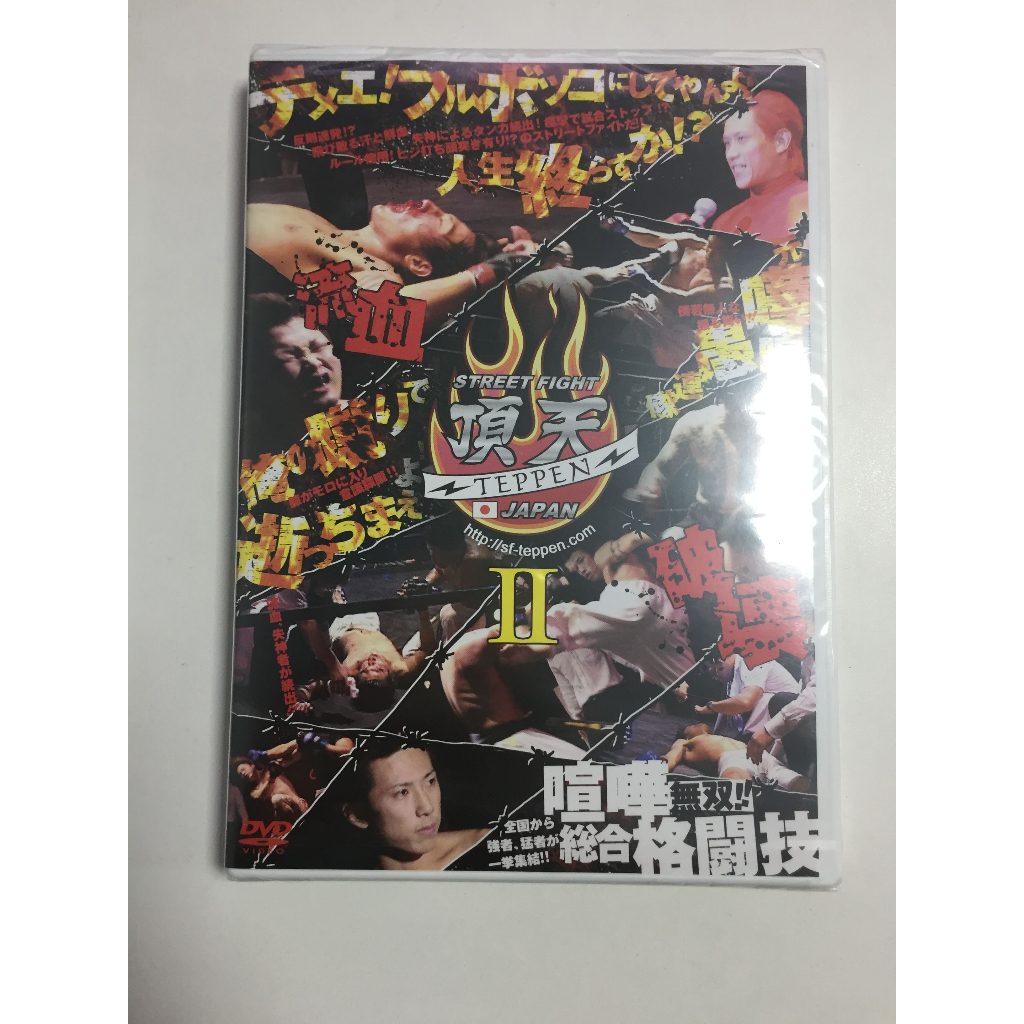 DVD สากล Street Fight 頂天II TEPPEN JAPAN  สภาพตามรูปปก A1250