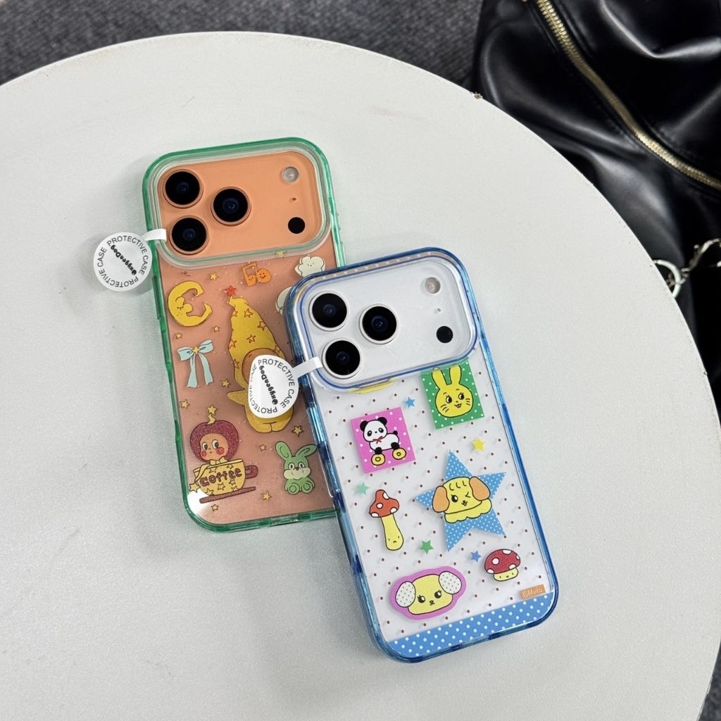 OxyGenDogCase  ลายน่ารักมินิมอล ขอบนิ่มหลังแข็ง กันกระแทก สำหรับรุ่นไอโฟน 13-17 17Pro 17ProMax