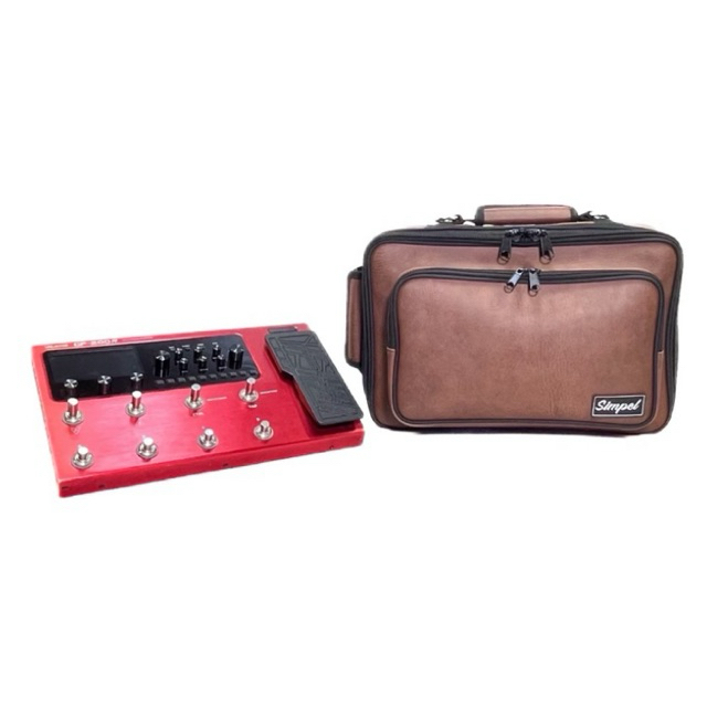 Simpel รุ่น EFX1 กระเป๋าสำหรับใส่เอฟเฟค Valeton GP200 และรุ่นอื่นที่ใกล้เคียง ** สีน้ำตาล ขนาด 36x23