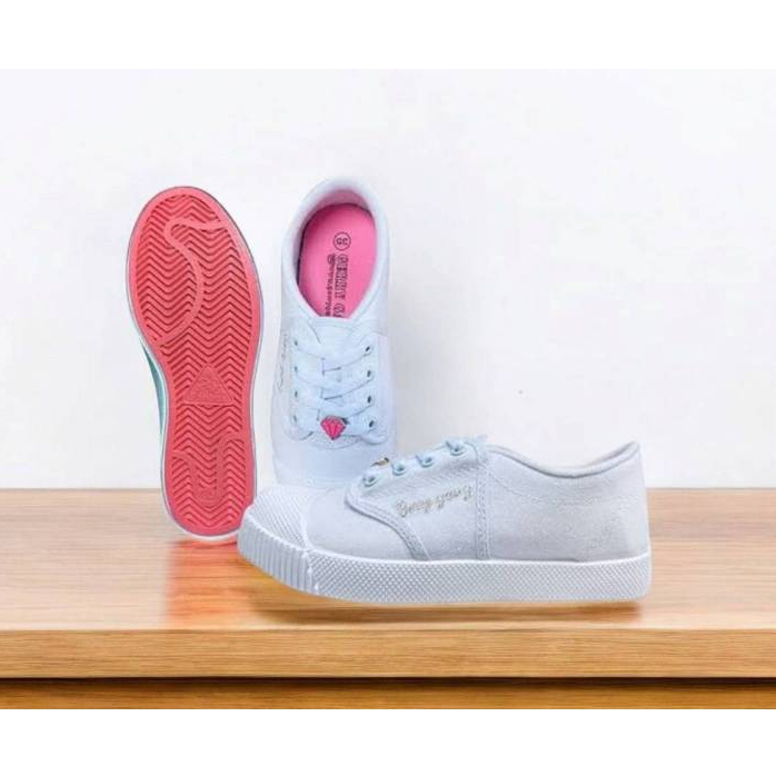 Gerry Gang รองเท้าผ้าใบนักเรียนสีขาว ยี่ห้อ Gerry Gang รุ่น PK888 Size 31-43 ทีบริการส่งด่วน