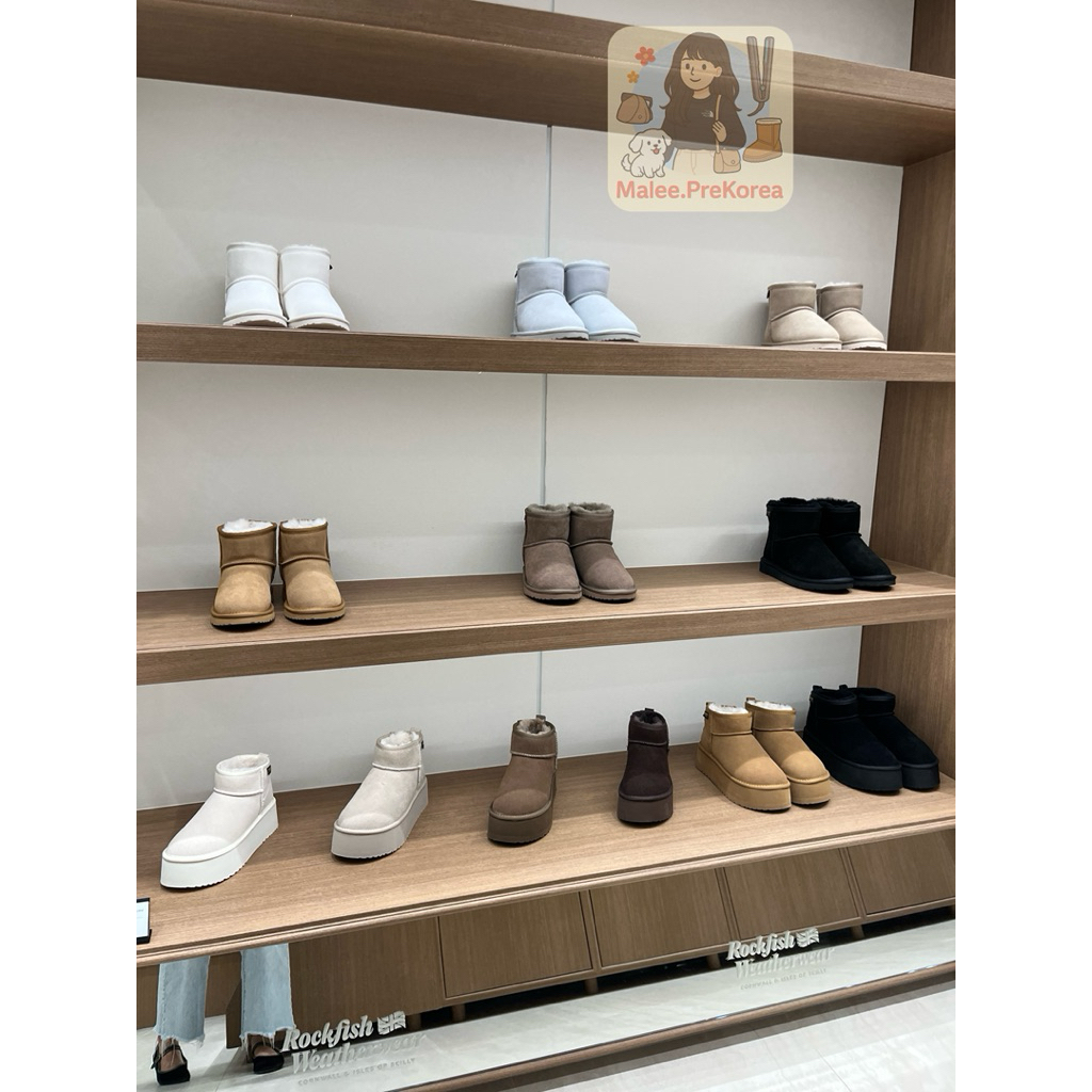 Rockfish Weatherwear รองเท้า รองเท้ากันหนาว winter shoe รองเท้าขน ของแท้จากเกาหลี🇰🇷