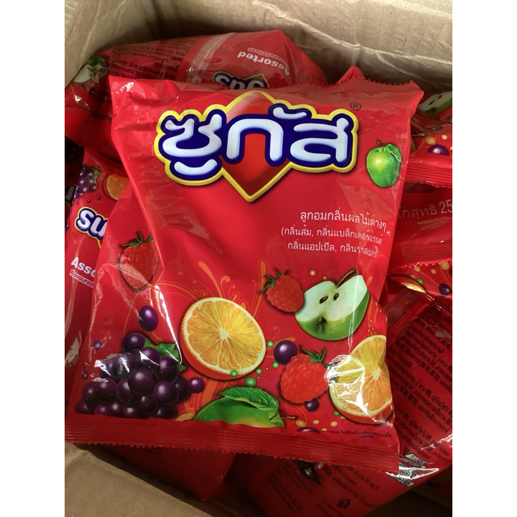 ซูกัส รวมรส 250 กรัม 100เม็ด