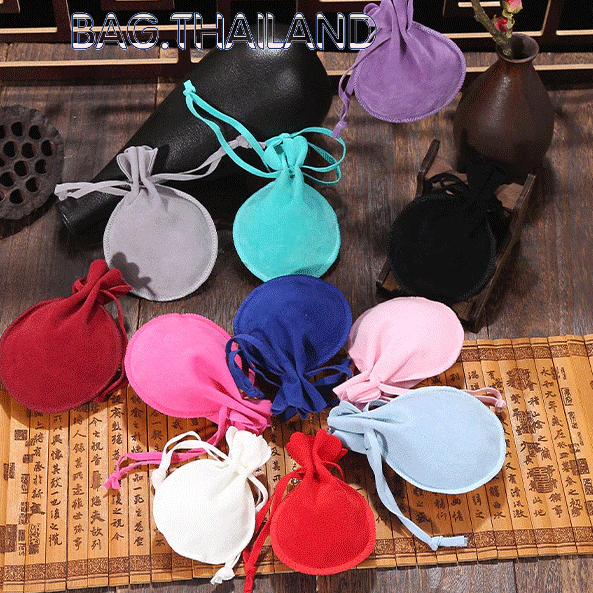 ขายส่ง ถุงผ้ากำมะหยี่ ทรงน้ำเต้า กระเป๋าผ้าหูรูด ของชำร่วย เครื่องประดับ ของรับไหว้ พร้อมส่ง