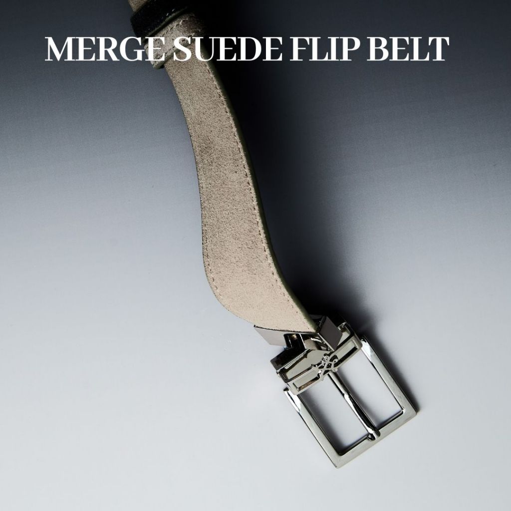 Merge Official - Merge Suede Flip Belt (พร้อมส่ง)