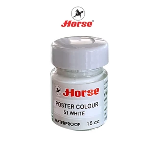 HORSE ตราม้า สีโปสเตอร์ กันน้ำขนาด 15 cc (1/2ออนซ์) ขวดแก้ว จำนวน 1 ขวด