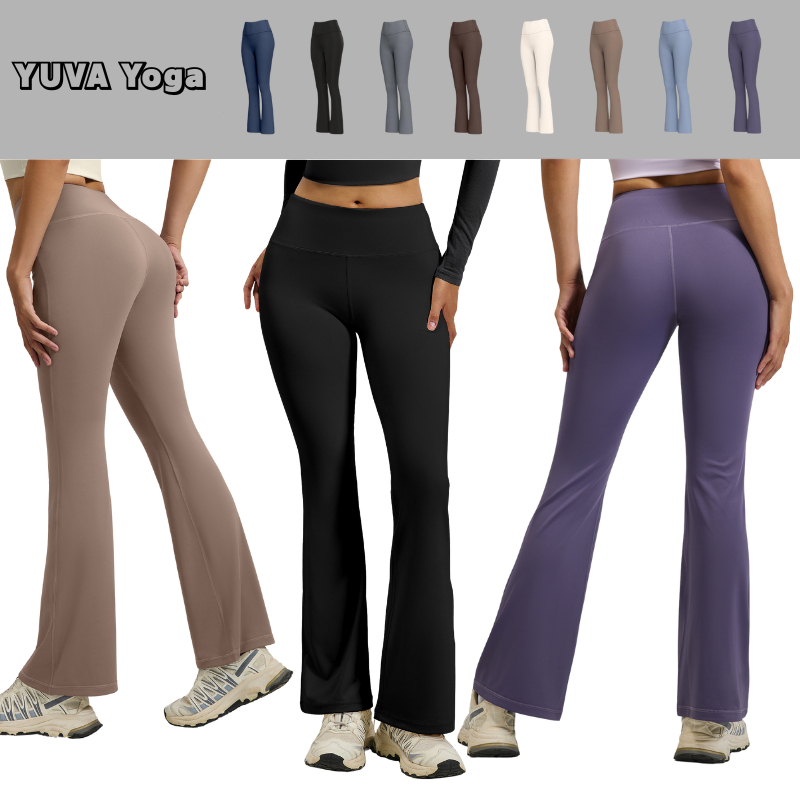 กางเกงโยคะ กางเกงออกกำลังกายขายาว ทรงขาม้า เอวสูง เก็บพุง กระชับสัดส่วน ผ้ายืดหยุ่นได้ดี เหมาะกับกีฬาหลายประเภท