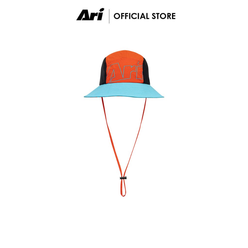 ARI ADEPT ORBITZ RUNNING BUCKET HAT - ORANGE (AHW1654-30) หมวก อาริ ORBITZ RUNNING BUCKET สีส้ม