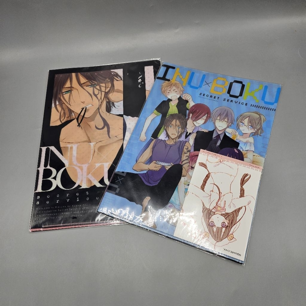 (มาใหม่/แท้✅️) ของสะสม อนิเมะ inu x boku ss file set แฟ้มเซ็ท
