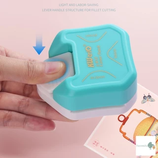 *สินค้าพร้อมส่ง* 3 In 1 ที่ตัดมุมกระดาษ Corner Punch เครื่องตัดมุมกระดาษ เครื่องตัดมุมนามบัตร ตัดได้ 3 ขนาด R4 R7 R10