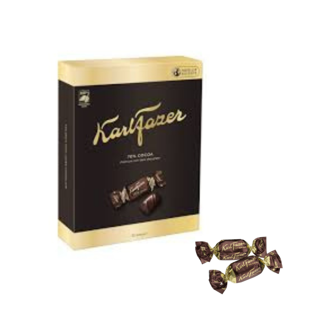 Chocolate Box Karl Fazer Dark 70% Cocoa ขนาด 250g.จากฟินแลนด์ BBF.3/12/25