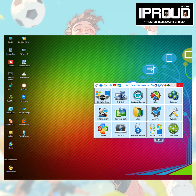 USB FLASH DRIVE BOOT DLC 2023 V4.0  กู้ข้อมูลฉุกเฉิน | ซ่อม Win | ปลดล็อกรหัสผ่าน | จัดการฮาร์ดดิสก์