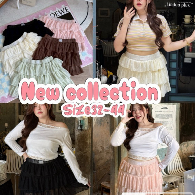 (Shopee video & liveมีส่วนลด+ส่งฟรี) กระโปรงชั้นๆสม๊อคหลังเอว แต่งอะไหล่สุดน่ารัก ผ้าด๊อปบิ้นลายดอก(32-44)
