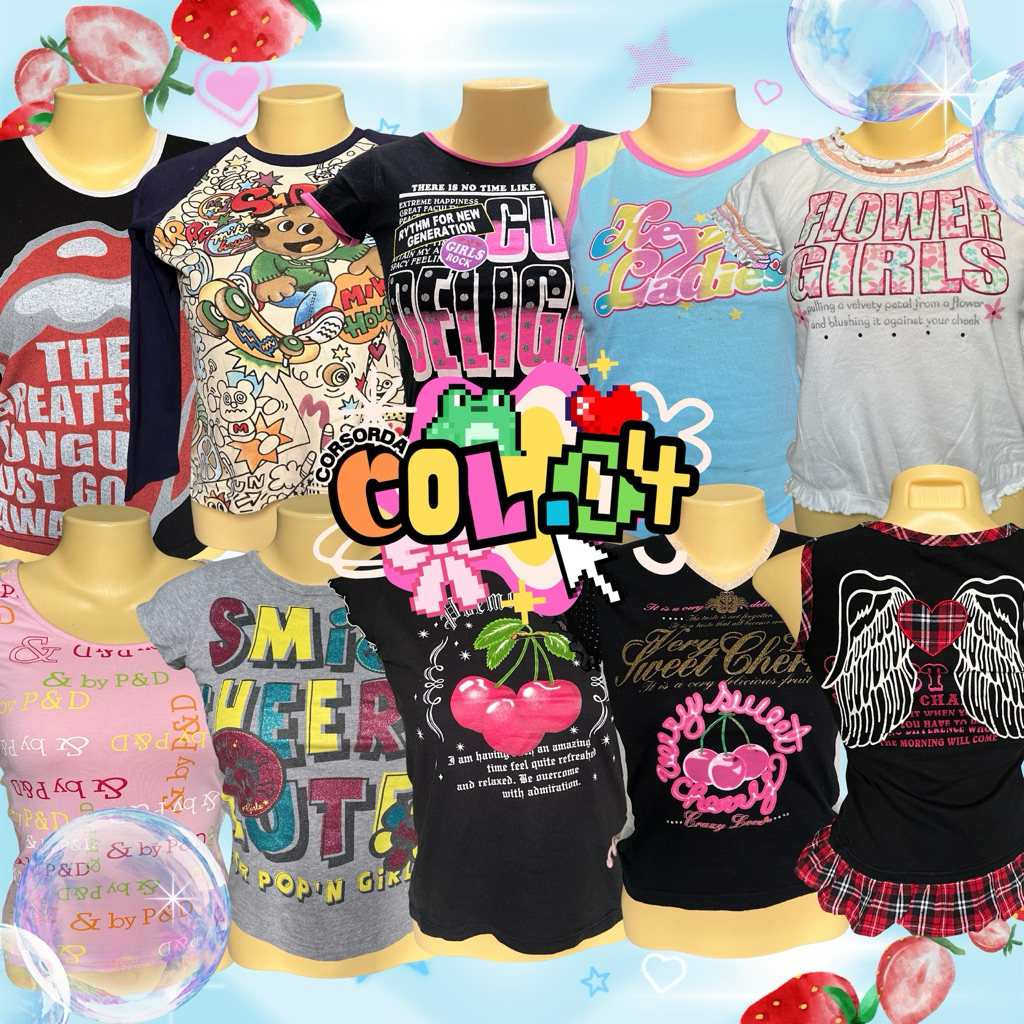 27.09.22025 | lot.04 เสื้อรวมแบรนด์สไตล์ Y2K มือสอง, เท่, หวาน, วิ้ง ๆ(1/4)