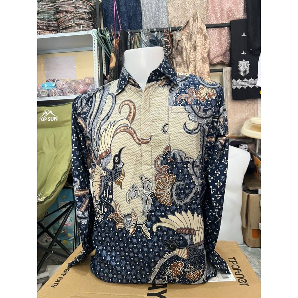 เสื้อบาติก แขนยาว baju batik