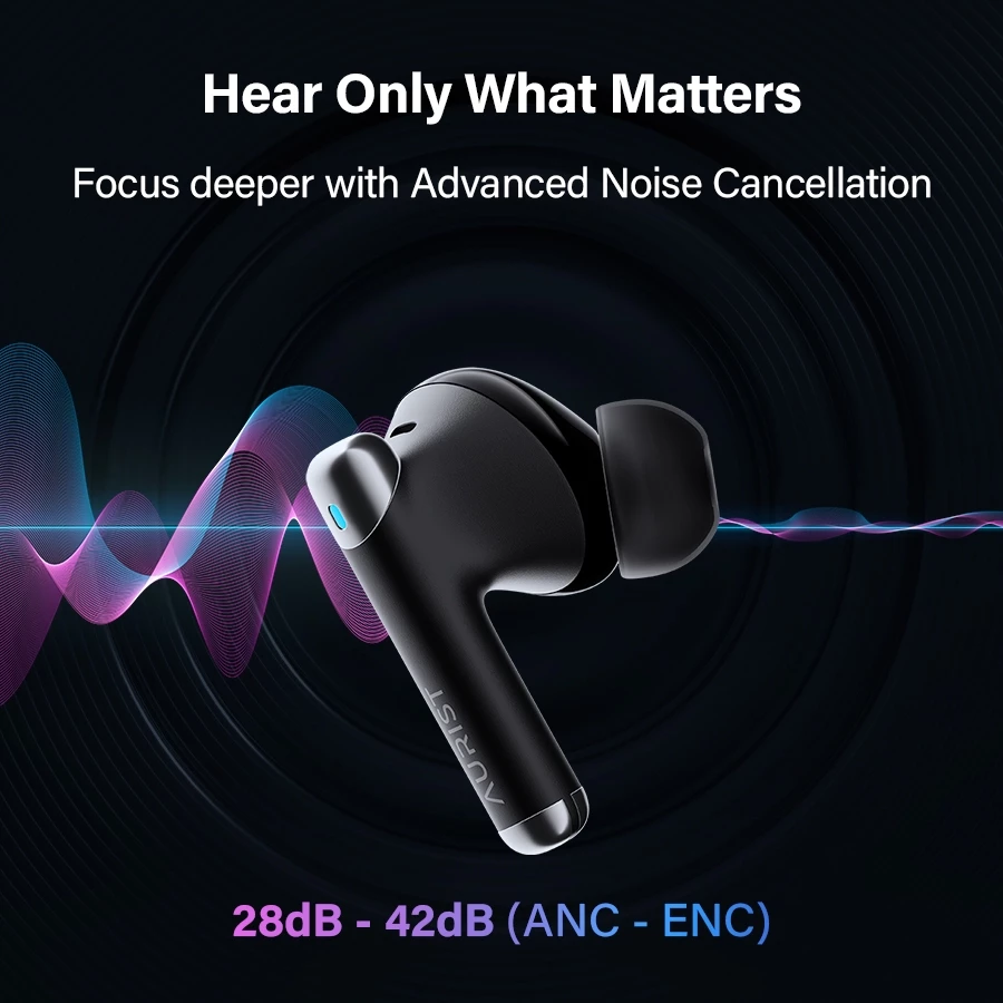 Aurist Depth ENYX หูฟัง Bluetooth ENC ANC ไร้สาย IP54 thumbnail 6