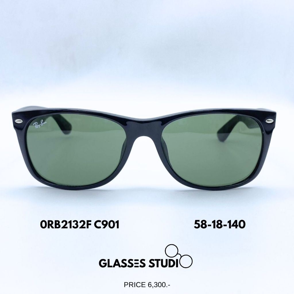 กรอบแว่นตา Ray Ban ของแท้ 100% 0RB2132F (สีดำ)
