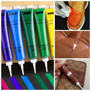 🌈 สีซ่อมหนัง เจลซ่อมหนัง สีหนัง เพ้นท์ ซ่อมโซฟา กระเป๋า รอยข…