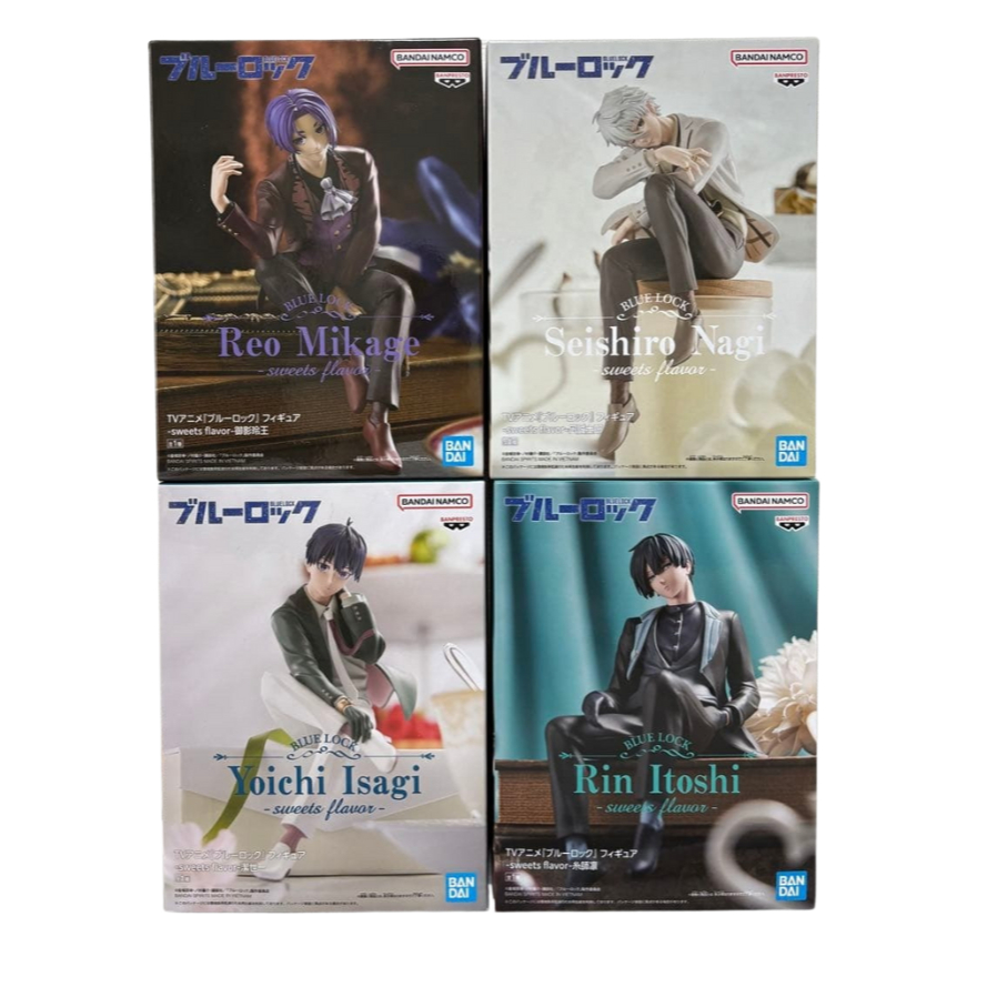Banpresto Blue Lock sweets flavor Figure Nagi Seishiro Mikage Reo Itoshi Rin Isagi Yoichi Japan