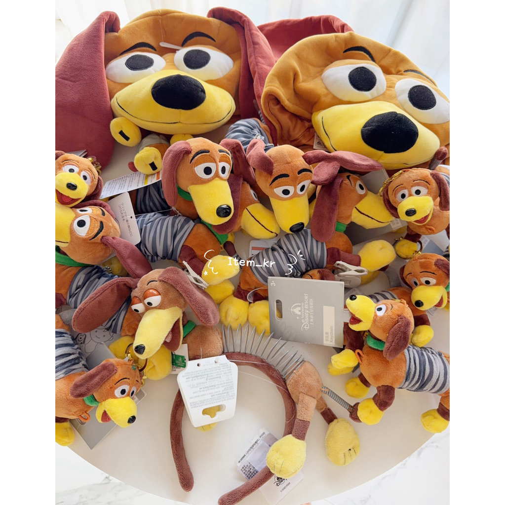 ♡พร้อมส่ง♡ พวงกุญแจ,ที่คาดผม Slinky Dog Disneyland ลิขสิทธิ์แท้