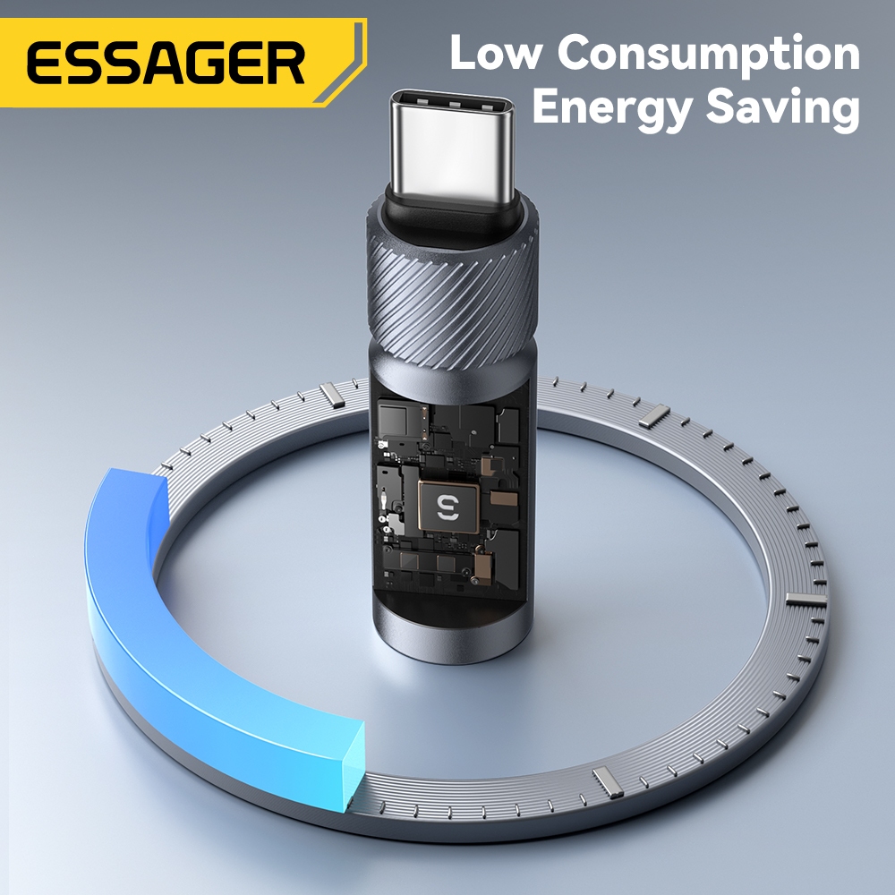 Essager Type C OTG Aluminum Lighter Electronic Cigarette Lighter - รูปที่ 5