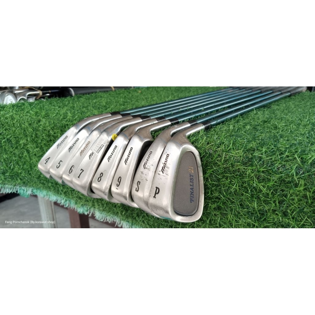 ไม้กอล์ฟมือสอง ชุดเหล็ก MIZUNO Finalist 21, FLEX-R ก้านกราไฟต์ มีเหล็ก 4-5-6-7-8-9-P-S ก้านดี กริปดี