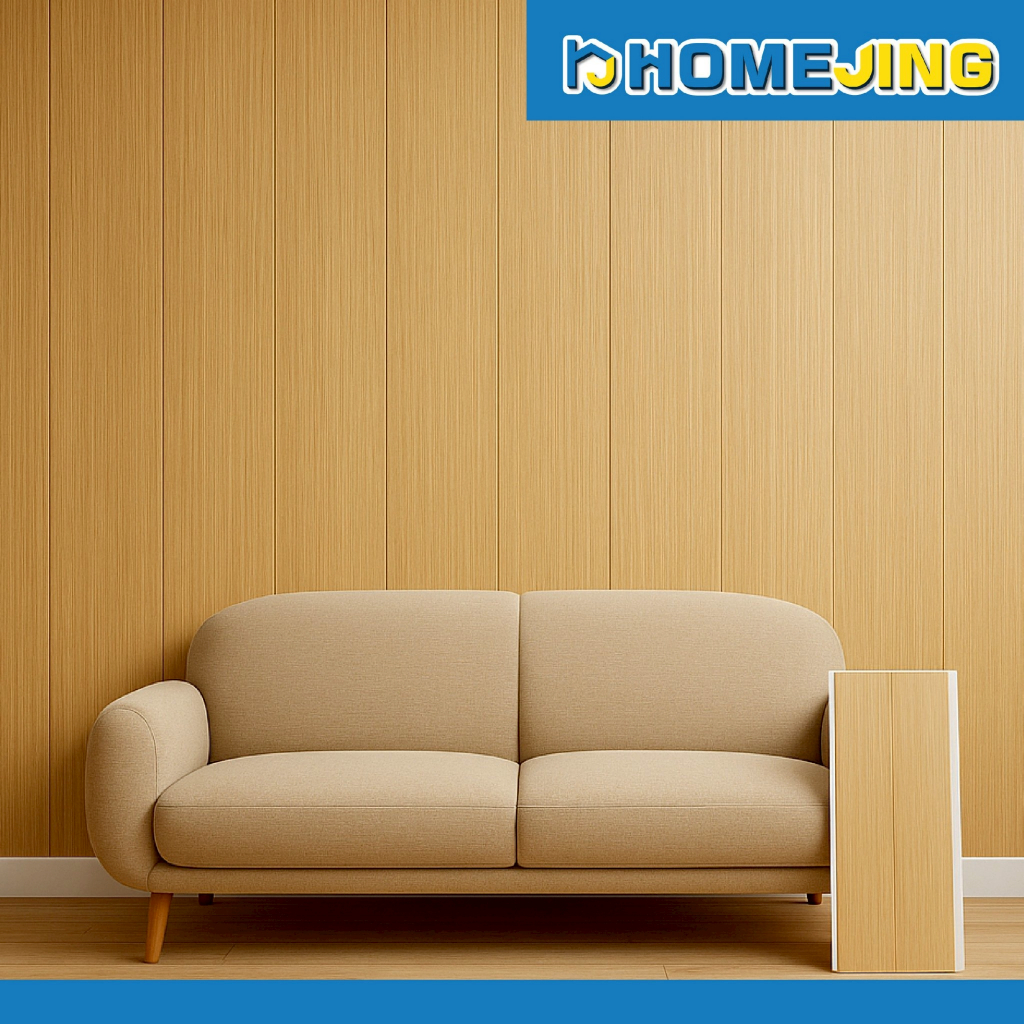 ยกลัง 12 แผ่น ไม้ระแนง WPC ลอนเรียบ ร่องตื้น กันชื้น กันปลวก สีสวยเหมือนไม้จริง ตกแต่งฝ้า ผนังบ้าน แข็งแรง ติดตั้งง่าย - รูปที่ 6