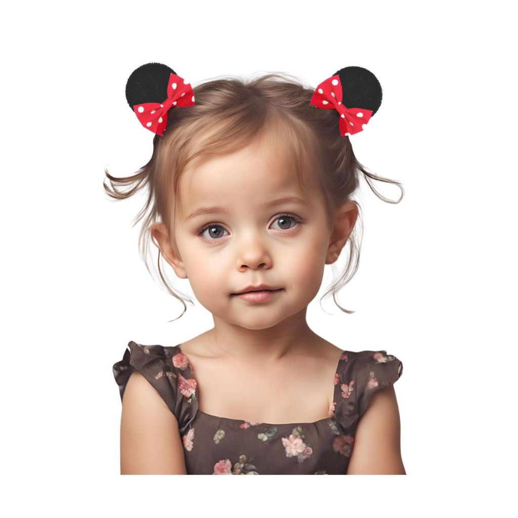 กิ๊บติดผม ก๊๊บหนีบผมเด็ก กิ๊บเด็กเล็ก มิกกี้เมาส์ 4 CM Kids Mickey MInnie Mouse Mice mouse ears clips