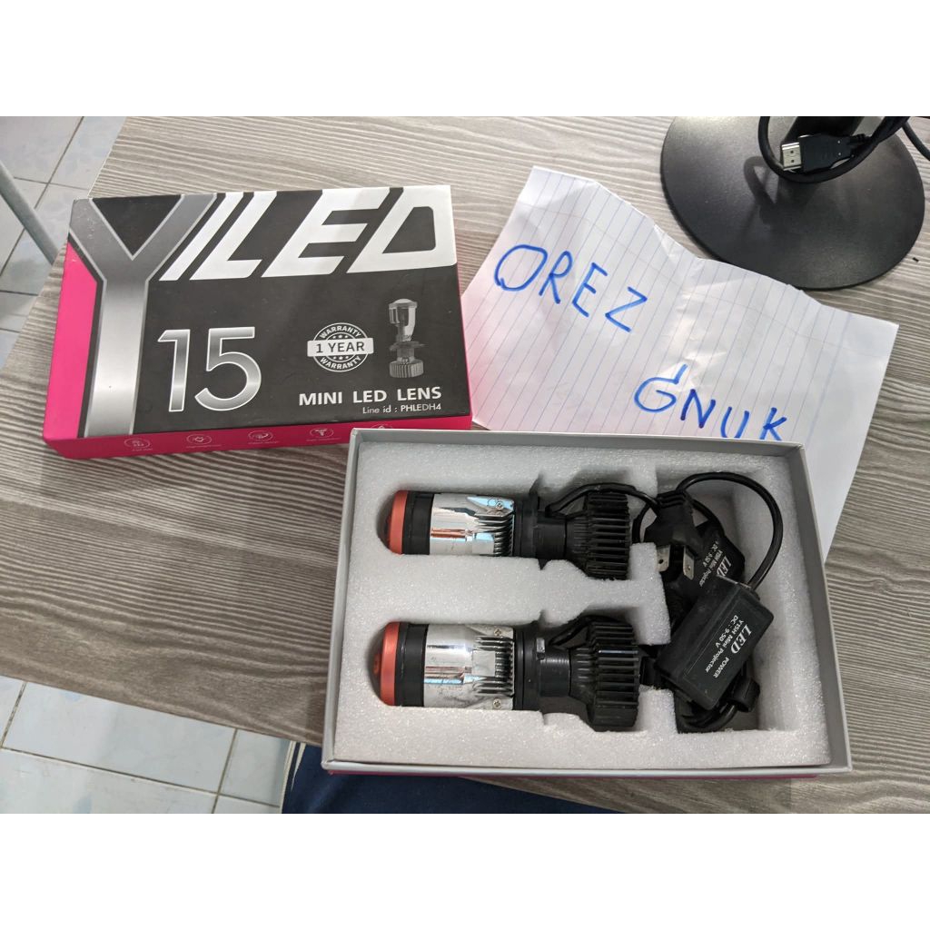 หลอดไฟหน้ารถ Led mini Projector Y15H 💥ใช้งานได้ปกติ💥