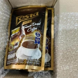 [แพ็ค3]​กาแฟเฟสต้าฟรีชดรายโกลด์ 100กรัม Festa gold 100g.