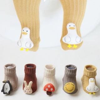 (พร้อมส่ง 37 สี) ถุงเท้าเด็กแรกเกิด-12 เดือน ถุงเท้าเด็กชายหญิง เบบี๋ baby boys girls cute socks