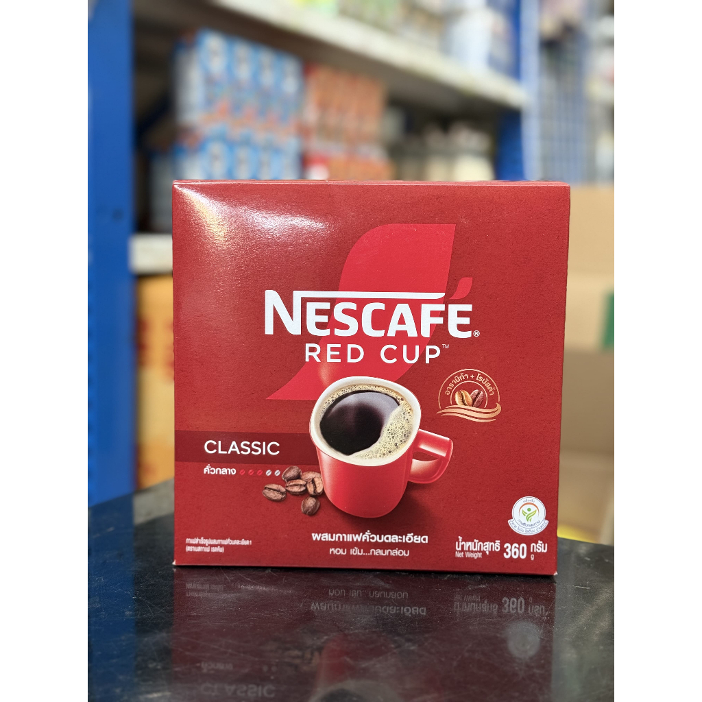 (ยิ่งซื้อยิ่งคุ้ม+โค้ดส่งฟรี) กาแฟผง เนสกาแฟ เรดคัพ 360 กรัม