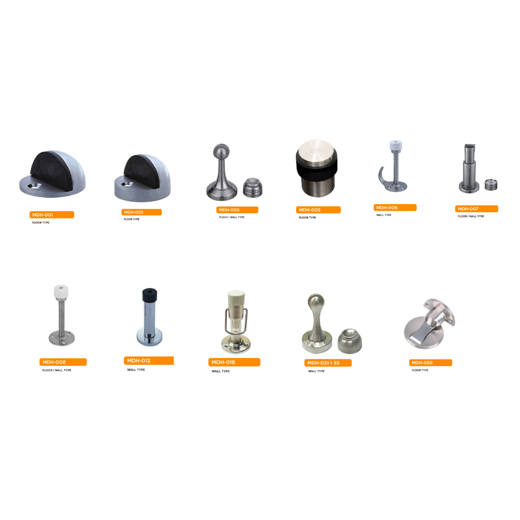 กันชนประตู door stopper แบบฝังพื้น แบบธรรมดา/แขวน กันชนประตูสแตนเลส 304 แม่เหล็ก