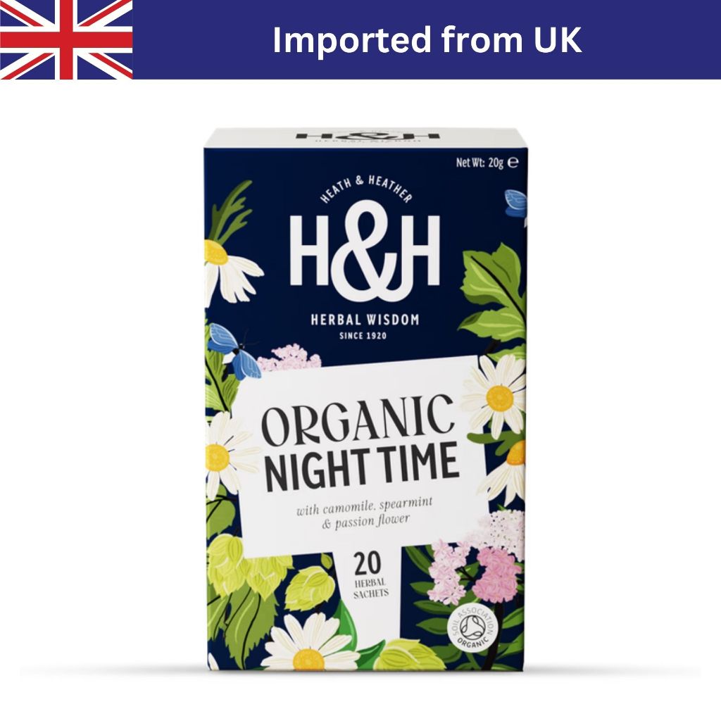 Heath & Heather Organic Night Time Tea (20 Bags / 20g) ชาอังกฤษ ชาซอง ชาออร์แกนิก