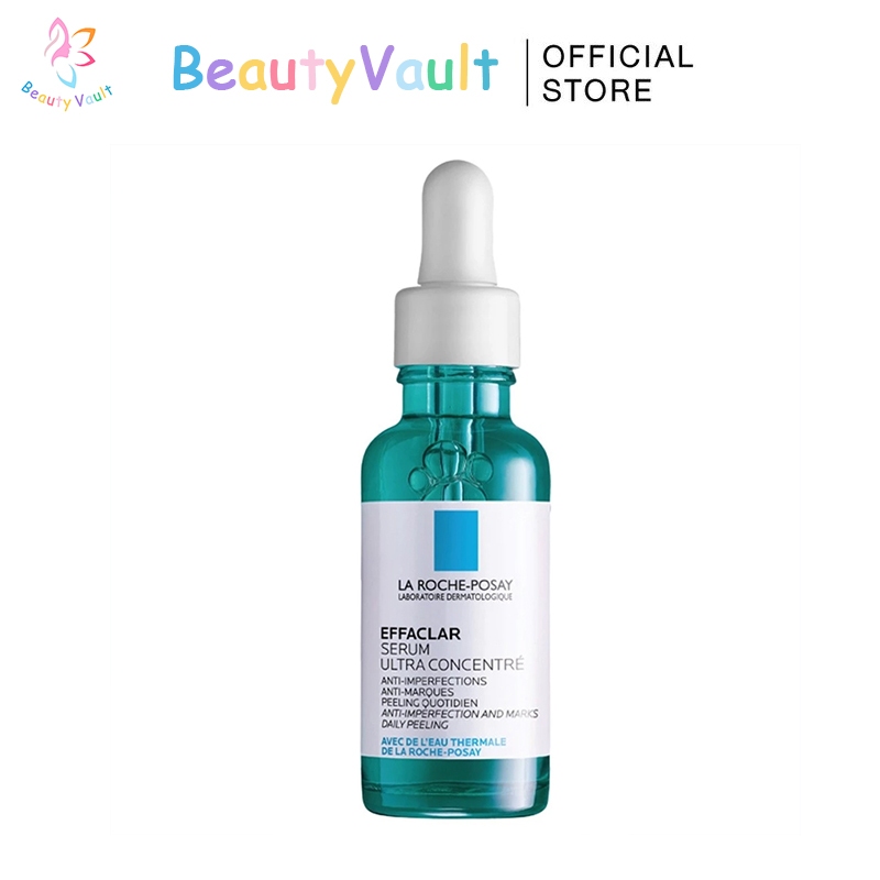 La Roche Posay Effaclar Serum 30ml LaRochePosay เซรั่มบำรุงผิว เหมาะกับผิวเป็นสิวและผิวบอบบางระคายเค