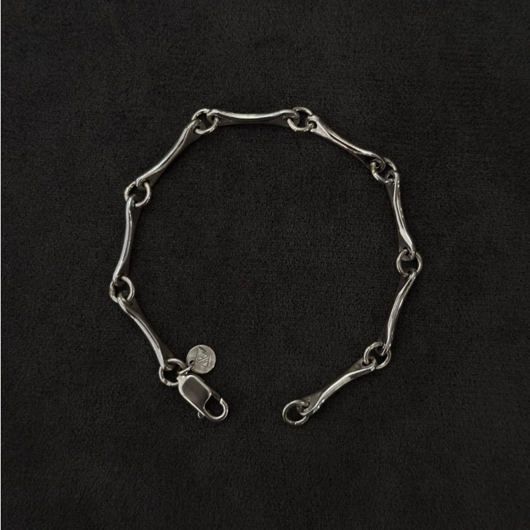 Marbella.bkk กำไลข้อมือ สร้อยข้อมือ เงินแท้ แบบโซ่ รุ่น Shanti Bracelet (unisex)