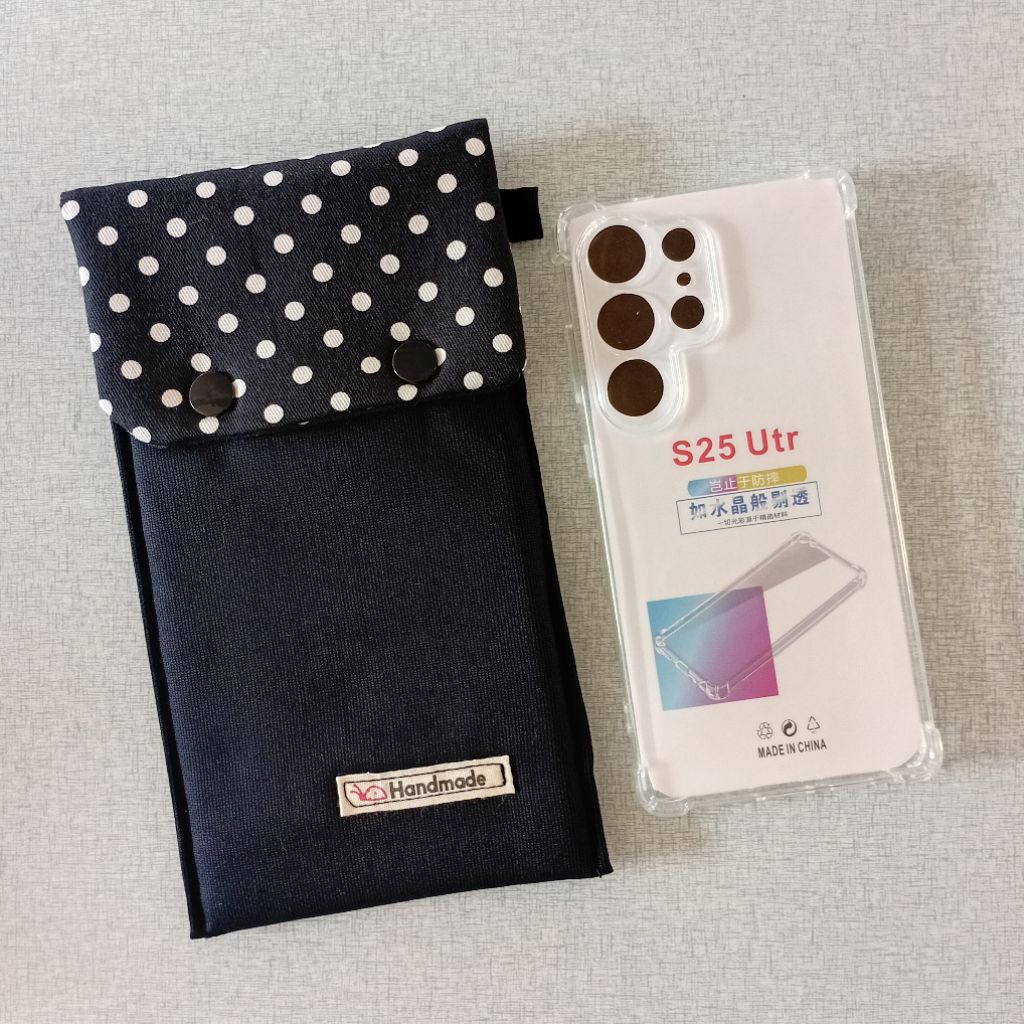 New! กระเป๋าใส่มือถือ ฝาปิด 2 กระดุม ขนาด 11*20cm. ใส่ไอโพนได้ทุกรุ่น มือถือ หน้าจอ6.8นิ้วใส่ได้จ้า