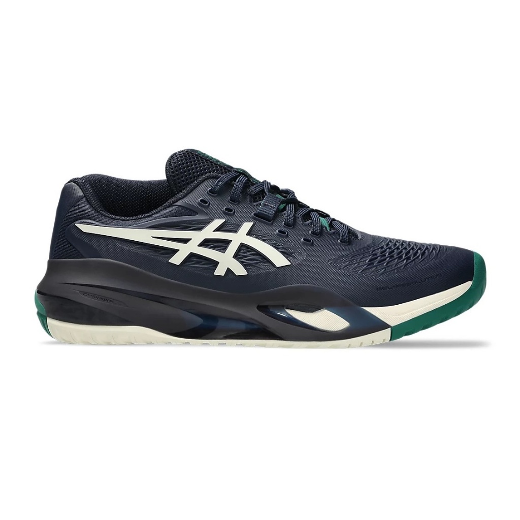 Asics รองเท้าเทนนิสผู้ชาย Gel-Resolution X (2E) Wide | Midnight/Cream ( 1041A487-400 )