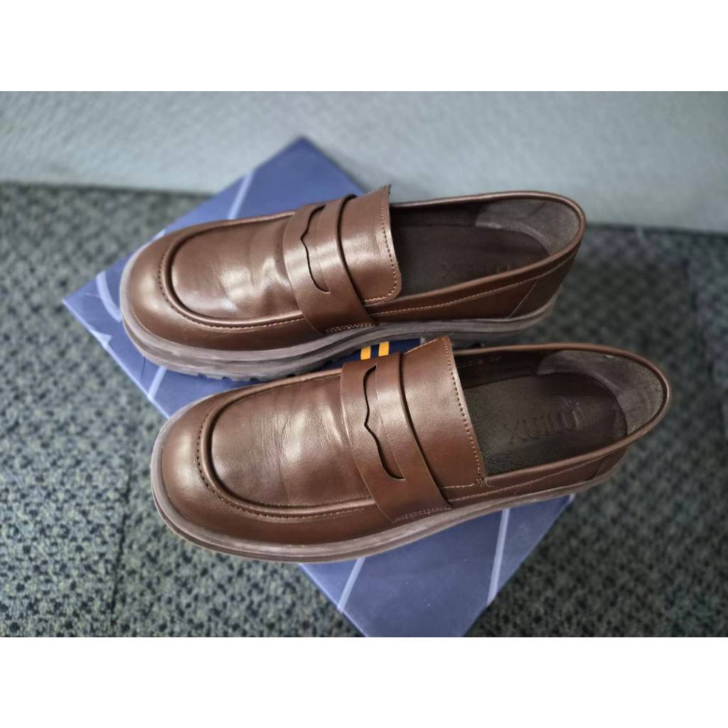ขอส่งต่อ > Size 37 Minx รุ่น Wynn รองเท้า loafer (โลฟเฟอร์) เสริมพื้น 1.5 นิ้ว minxshoes