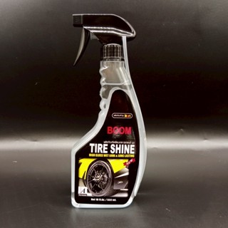 น้ำยาเคลือบเงายางรถยนต์ BOOM ขนาด 532มล.สูตรน้ำมันติดทนนาน ก…