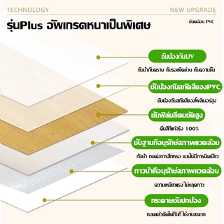 40pcs🔥กระเบื้องยาง 60x60ซม PVC กาวในตัว กันน้ำ กระเบื้อยางลายไม้ กระเบื้องยางลายหินอ่อน กระเบื้องปูพื้น ใช้งานได้ 20 ปี