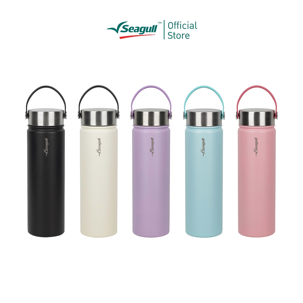 Seagull กระติกน้ำสุญญากาศ แฮนดี้ ขนาด 0.75 ลิตร  Handy Vacuum Flask มีให้เลือก 5 สี