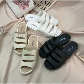 home..fashion รองเท้าแตะส้นตึก เสริมส้น สวมใส่สบาย พื้นนิ่ม มีให้เลือก 3 สี พร้อมส่งในไทย S-233