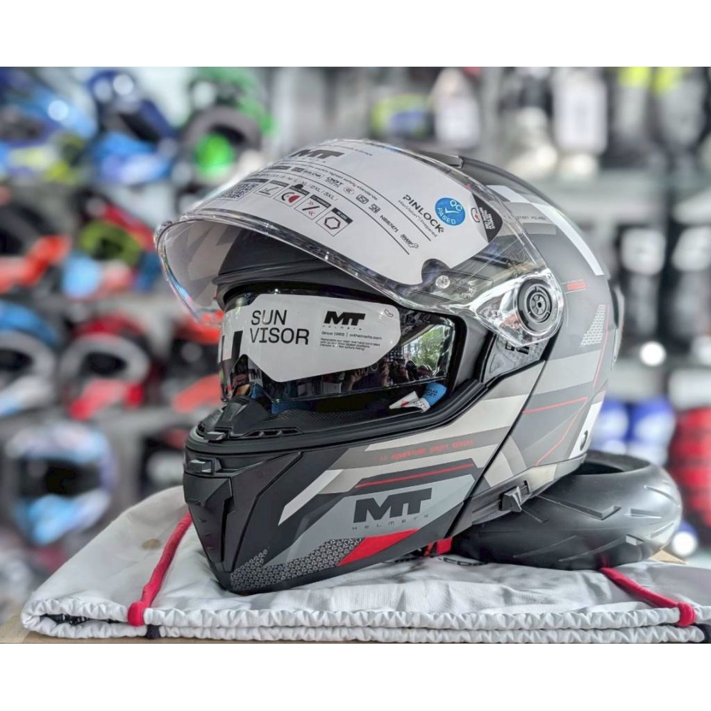 หมวกกันน็อคยกคาง MT ATOM 2SV ใหม่ล่าสุด