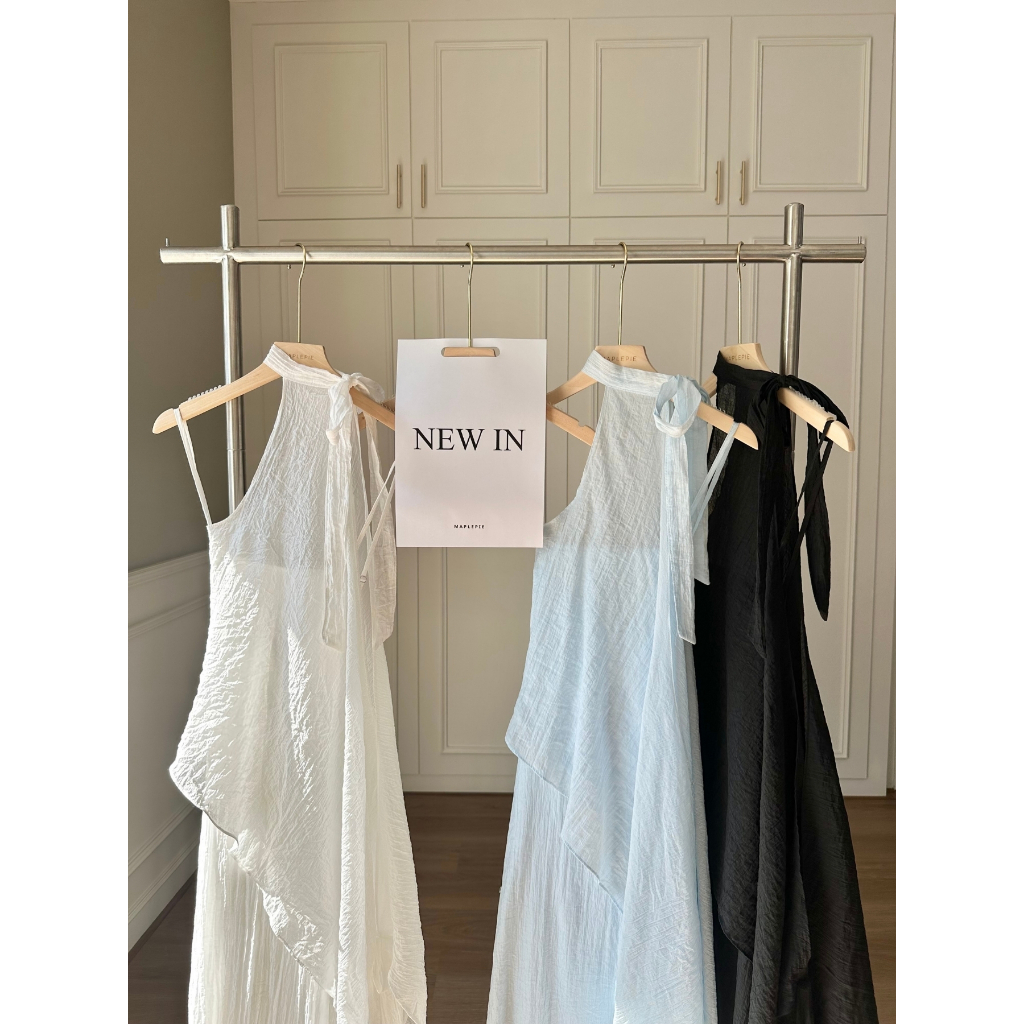 Maplepie - Layla Dress 790.- เดรสยาว เลเยอร์ 2 ชิ้น มีซับด้านในทั้งตัว