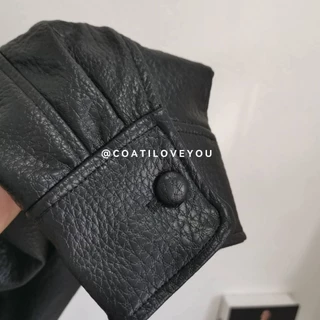 **พร้อมส่งจากไทย** ของแท้ 100% ZARA​ ​FAUX​ LEATHER​ VTG JACKET​