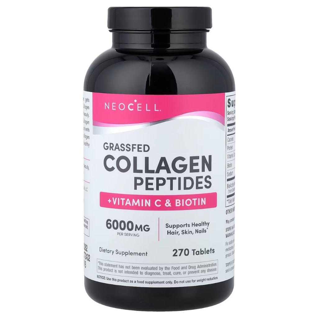 Neocell Super Collagen + C 6000mg with biotin 270 tablets