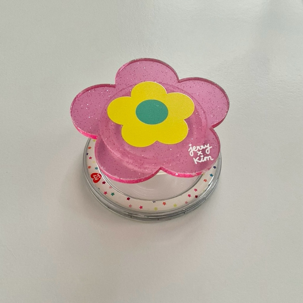 Jerry x Kim Blooming Flower Glitter Griptok